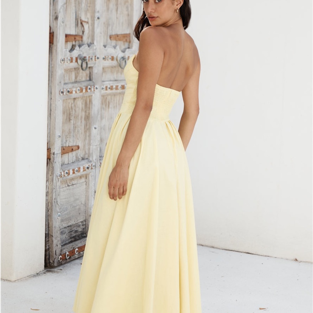 Fortunate One Yellow Dress - Picture 2 of 5
